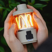 Load image into Gallery viewer, Outdoor Camping Retro Camping Light Waterproof Atmosphere Hand Light LED Long Life Flashlight Portable Power Bank
