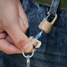 Load image into Gallery viewer, 1PC Outdoor Multi-Function Mortise And Tenon Joint Magnetic Keychain Portable Super Load-Bearing Hook MOLLE System Available
