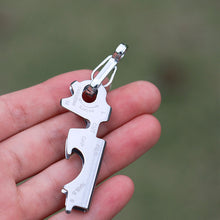 Load image into Gallery viewer, 1PC Outdoor Stainless Steel Keychain Multi-Functional EDC Gadget Portable Screwdriver Bottle Opener Nail File
