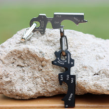 Load image into Gallery viewer, 1PC Outdoor Stainless Steel Keychain Multi-Functional EDC Gadget Portable Screwdriver Bottle Opener Nail File
