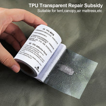Load image into Gallery viewer, TPU Transparent Repair Patch Outdoor Tent Raincoat Swimming Ring Waterproof And Leakproof Repair Tape
