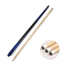 Load image into Gallery viewer, 1PC 13MM 1/2 Split Blue Handle Ash Wood Billiard Cue Stainless Steel Thread Connection American Head Pool Cue
