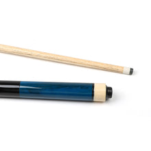 Load image into Gallery viewer, 1PC 13MM 1/2 Split Blue Handle Ash Wood Billiard Cue Stainless Steel Thread Connection American Head Pool Cue

