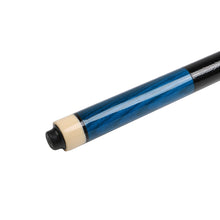 Load image into Gallery viewer, 1PC 13MM 1/2 Split Blue Handle Ash Wood Billiard Cue Stainless Steel Thread Connection American Head Pool Cue
