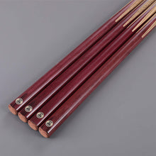 Load image into Gallery viewer, 145CM 1/2 Split Ash Billiard Cue 10MM Club Head Double Section Hand Fork Lever Billiard Supplies
