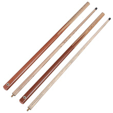 Load image into Gallery viewer, 145CM 1/2 Split Ash Billiard Cue 10MM Club Head Double Section Hand Fork Lever Billiard Supplies
