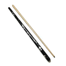 Load image into Gallery viewer, 146CM 10MM Club Head Ash Wood 1/2 Split Billiards Cue Chinese Black Eight Snooker Cue

