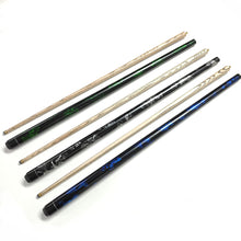 Load image into Gallery viewer, 146CM 10MM Club Head Ash Wood 1/2 Split Billiards Cue Chinese Black Eight Snooker Cue
