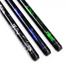 Load image into Gallery viewer, 146CM 10MM Club Head Ash Wood 1/2 Split Billiards Cue Chinese Black Eight Snooker Cue
