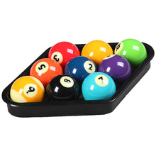 Load image into Gallery viewer, 1PC Billiards Black Plastic Diamond Shaped Nine-Ball Stand Shatter-Resistant Durable Swing Ball Frame Billiards Supplies
