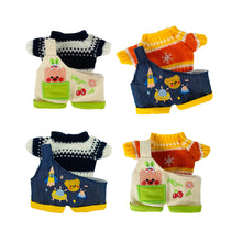 Load image into Gallery viewer, 20CM Cotton Doll Rompers Cartoon Plush Doll Replacement Outfit Playing House Accessories Mini Clothes
