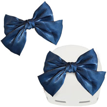 Load image into Gallery viewer, Motorcycle Helmet Decoration Electric Bike Helmet Silks and Satins Bow Style for Car Body Decoration Accessories Bowknot For Girl Women
