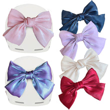 Load image into Gallery viewer, Motorcycle Helmet Decoration Electric Bike Helmet Silks and Satins Bow Style for Car Body Decoration Accessories Bowknot For Girl Women
