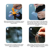 Load image into Gallery viewer, Car Windshield Repair Kit Glass Suction Cup Repair Tools Quick Fix Car Cracked Glass Windscreen Resin Sealer DIY Auto Window Screen Polishing

