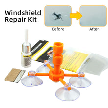 Load image into Gallery viewer, Car Windshield Repair Kit Glass Suction Cup Repair Tools Quick Fix Car Cracked Glass Windscreen Resin Sealer DIY Auto Window Screen Polishing
