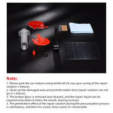 Load image into Gallery viewer, Car Windshield Glass Repair Kit Tools Windscreen Break Scratch Restoration Protective Stickers Glass Cleaner Care No Trace Wash
