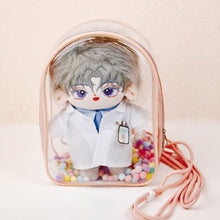 Load image into Gallery viewer, 1Pc Mystery Box Storage Case Anime Ornaments Mystery Box Organizer Box 20cm Cotton Dolls Display Bag With Keychain
