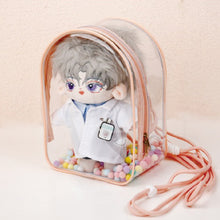 Load image into Gallery viewer, 1Pc Mystery Box Storage Case Anime Ornaments Mystery Box Organizer Box 20cm Cotton Dolls Display Bag With Keychain
