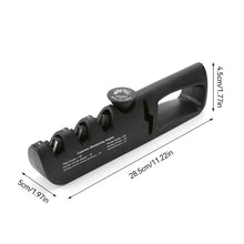 Load image into Gallery viewer, 4 In 1 Tungsten Steel Kitchen Facilitative Sharpener Tool Angle Adjustable Knives Sharpener Professional Knife Sharpening Kitchen Tool
