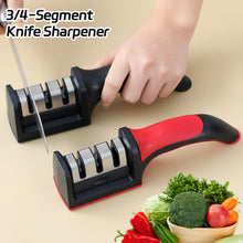 Load image into Gallery viewer, 3/4-Segment Tungsten Steel Kitchen Sharpener Tool Hand-Held Knives Sharpener Professional Knife Sharpening Kitchen Tool
