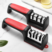 Load image into Gallery viewer, 3/4-Segment Tungsten Steel Kitchen Sharpener Tool Hand-Held Knives Sharpener Professional Knife Sharpening Kitchen Tool
