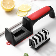 Load image into Gallery viewer, 3/4-Segment Tungsten Steel Kitchen Sharpener Tool Hand-Held Knives Sharpener Professional Knife Sharpening Kitchen Tool
