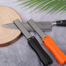 Load image into Gallery viewer, Portable Double Side Grindstone Professional Kitchen Sharpener for Pocket Folding Knife Sharpening Stone Sharpener Tool
