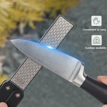 Load image into Gallery viewer, Portable Double Side Grindstone Professional Kitchen Sharpener for Pocket Folding Knife Sharpening Stone Sharpener Tool

