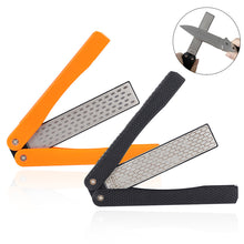 Load image into Gallery viewer, Portable Double Side Grindstone Professional Kitchen Sharpener for Pocket Folding Knife Sharpening Stone Sharpener Tool
