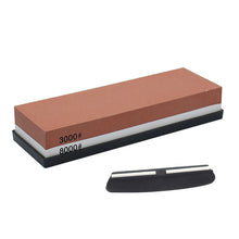 Load image into Gallery viewer, Sharpening Stone Double-sided Knives Whetstone Professional Knife Sharpener Grinding Stone With Non-slip Base Kitchen Tool
