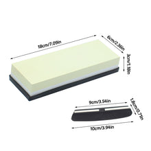 Load image into Gallery viewer, Sharpening Stone Double-sided Knives Whetstone Professional Knife Sharpener Grinding Stone With Non-slip Base Kitchen Tool
