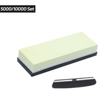 Load image into Gallery viewer, Sharpening Stone Double-sided Knives Whetstone Professional Knife Sharpener Grinding Stone With Non-slip Base Kitchen Tool
