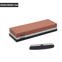 Load image into Gallery viewer, Sharpening Stone Double-sided Knives Whetstone Professional Knife Sharpener Grinding Stone With Non-slip Base Kitchen Tool

