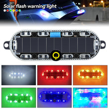 Load image into Gallery viewer, Solar Power Mortorcycle Car LED Warning Light Night Ride Tail Light Anti-rear Strobe Light for Motorcycle Electric Vehicle Bicycle
