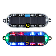 Load image into Gallery viewer, Solar Power Mortorcycle Car LED Warning Light Night Ride Tail Light Anti-rear Strobe Light for Motorcycle Electric Vehicle Bicycle
