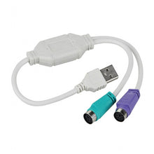 Load image into Gallery viewer, 1PC USB Male To PS/2 PS2 Female Converter Cable Cord Converter Adapter Keyboard
