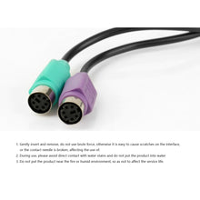 Load image into Gallery viewer, 1PC USB Male To PS/2 PS2 Female Converter Cable Cord Converter Adapter Keyboard
