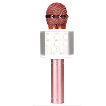 Load image into Gallery viewer, Professional Handheld Wireless Karaoke USB Voice Changing Speaker Microphone for Music Player Singing Recorder KTV
