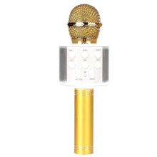 Load image into Gallery viewer, Professional Handheld Wireless Karaoke USB Voice Changing Speaker Microphone for Music Player Singing Recorder KTV
