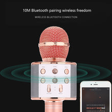 Load image into Gallery viewer, Professional Handheld Wireless Karaoke USB Voice Changing Speaker Microphone for Music Player Singing Recorder KTV
