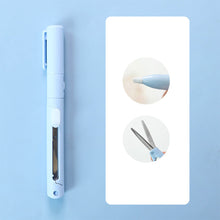 Load image into Gallery viewer, Mini Colorful Folding Scissors Hand Tent Cutting Mini Engraving Knife Scissors Paper Trimming Utility Knife
