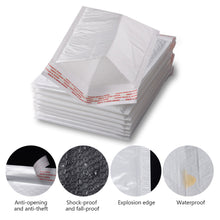 Load image into Gallery viewer, 50Pcs Bubble Mailers White Poly Bubble Mailer Self Seal Padded Gift Bag Packaging Envelope Bags Book Shipping Package Bag
