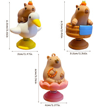 Load image into Gallery viewer, Cute Kapibala Car Interior Decoration Spring Shaking Head Doll Auto Dashboard Ornaments Accessories
