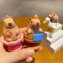 Load image into Gallery viewer, Cute Kapibala Car Interior Decoration Spring Shaking Head Doll Auto Dashboard Ornaments Accessories
