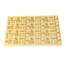 Load image into Gallery viewer, 1PC Multi-Purpose Metal Word Sticker Toy Gun Waterproof Hot Stamping 3D Sticker For AR15 AK47 M4 M16
