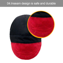 Load image into Gallery viewer, 1PC Flame-Retardant Peaked Cap With Nylon Sweat-Absorbing Lining Fireproof Dust-Proof Labor Protection Head Cover Welding Protective Equipment
