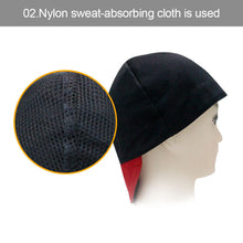 Load image into Gallery viewer, 1PC Flame-Retardant Peaked Cap With Nylon Sweat-Absorbing Lining Fireproof Dust-Proof Labor Protection Head Cover Welding Protective Equipment
