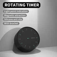 Load image into Gallery viewer, Rotary Timer With LED Spot Display Stand Magnetically Fixed Learn Kitchen Fitness Timing Reminder Time Management Device
