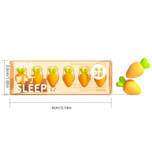 Load image into Gallery viewer, Radish Shaped Soundproof Earplugs Soft Rebound Sponge Anti-Noise Mute Earplugs Reusable Colorful Noise Reduction Sleeping Earplugs
