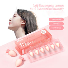 Load image into Gallery viewer, Radish Shaped Soundproof Earplugs Soft Rebound Sponge Anti-Noise Mute Earplugs Reusable Colorful Noise Reduction Sleeping Earplugs
